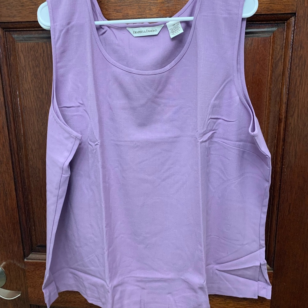 Renee C. Soft Purple Tank Top